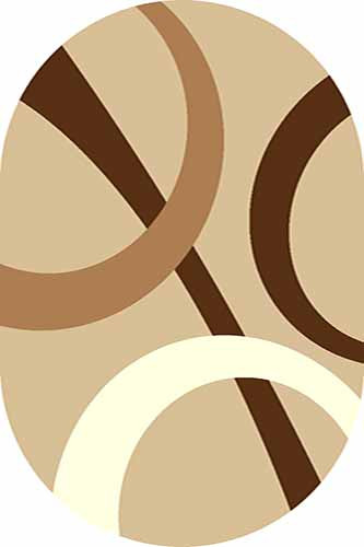 Овальный ковер SUNRISE V810 BEIGE Российский ковер САНРАЙЗ фабрики Меринос V810 BEIGE Цена указана за 1 квадратный метр