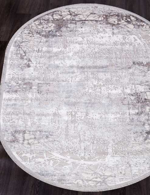 Турецкий ковер RAMIYA-18704S-L-GREY-IVORY-OVAL Восточные ковры RAMIYA
Цена указана за квадратный метр