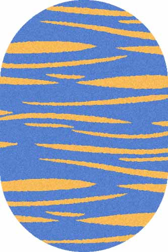 Овальный ковер COMFORT SHAGGY S608 BLUE-YELLOW Российский ковер КОМФОРТ ШАГГИ фабрики Меринос S608 BLUE-YELLOW Цена указана за 1 квадратный метр