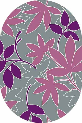 Овальный ковер VISION DELUXE carving V814 GRAY-LILAC Российский ковер ВИЖН ДЕЛЮКС фабрики Меринос V814 GRAY-LILAC Цена указана за 1 квадратный метр