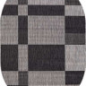 Ковёр VEGAS-S005-GRAY-BLACK-OVAL