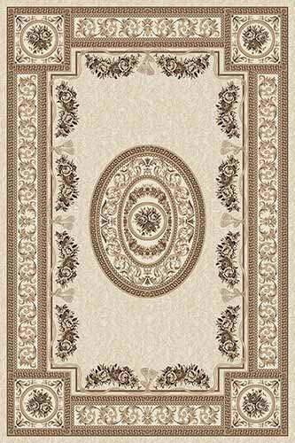 Прямоугольный ковер VALENCIA DELUXE W340 CREAM-BROWN Российский ковер ВАЛЕНСИЯ ДЕЛЮКС фабрики Меринос W340 CREAM-BROWN Цена указана за 1 квадратный метр