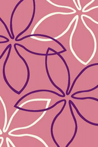 Прямоугольный ковер VISION DELUXE carving V806 PINK