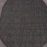 Ковёр VEGAS-S006-D-GRAY-BLACK-OVAL