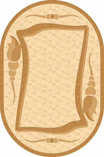 Овальный ковер KAMEA carving 4642 CREAM Российский ковер Камея Карвинг фабрики Меринос 4642 CREAM Цена указана за 1 квадратный метр