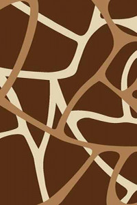 Прямоугольный ковер VISION DELUXE carving V808 BROWN
