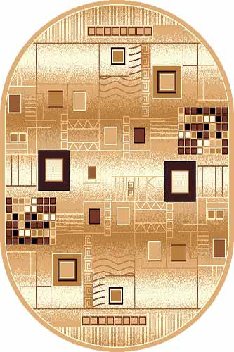 Овальный ковер LAGUNA D183 BEIGE Российский ковер ЛАГУНА фабрики Меринос D183 BEIGE Цена указана за 1 квадратный метр