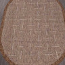 Ковёр VEGAS-S008-BROWN-CREAM-OVAL