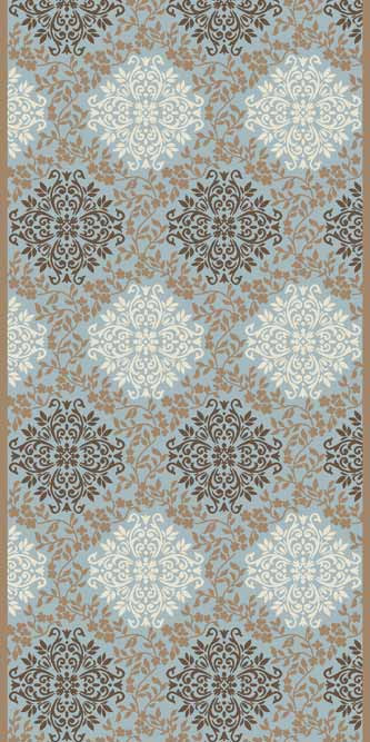 Ковровая VALENCIA DELUXE D374 L.BLUE-BROWN Российский ковер ВАЛЕНСИЯ ДЕЛЮКС фабрики Меринос D374 L.BLUE-BROWN Цена указана за 1 квадратный метр