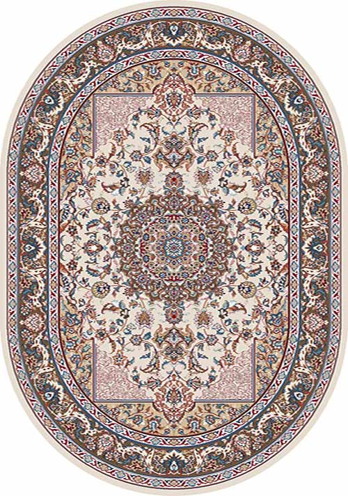 Овальный ковер SHAHREZA D212 CREAM-BROWN Российский ковер ШАХРЕЗА фабрики Меринос D212 CREAM-BROWN Цена указана за 1 квадратный метр