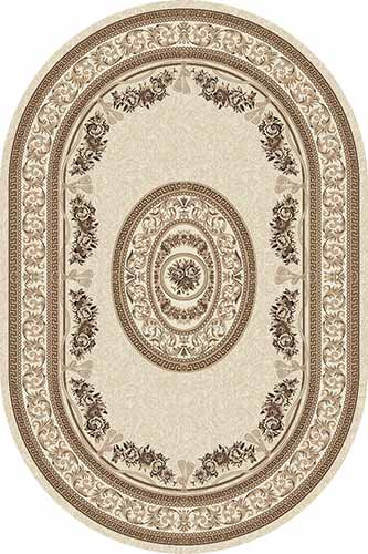 Овальный ковер VALENCIA DELUXE W340 CREAM-BROWN Российский ковер ВАЛЕНСИЯ ДЕЛЮКС фабрики Меринос W340 CREAM-BROWN Цена указана за 1 квадратный метр