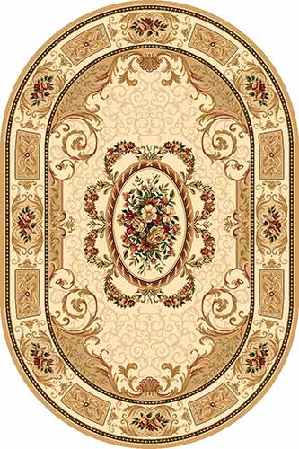 Овальный ковер DA VINCI D029 CREAM Российский ковер DA VINCI фабрики Меринос D029 CREAM Цена указана за 1 квадратный метр