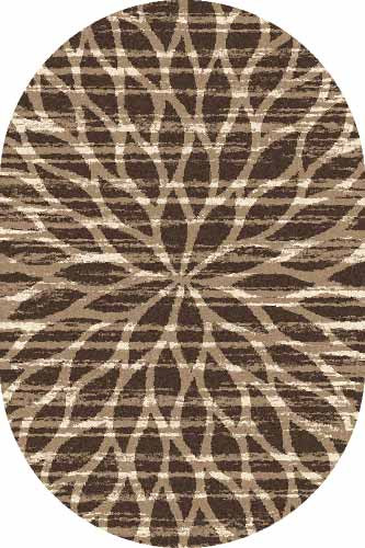 Овальный ковер PLATINUM T626 BROWN-D.BEIGE Российский ковер ПЛАТИНУМ фабрики Меринос T626 BROWN-D.BEIGE Цена указана за 1 квадратный метр