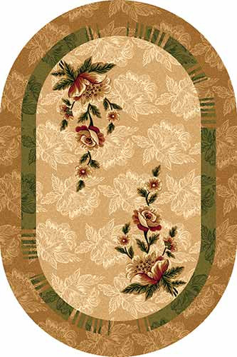 Овальный ковер DA VINCI D042 BEIGE Российский ковер DA VINCI фабрики Меринос D042 BEIGE Цена указана за 1 квадратный метр