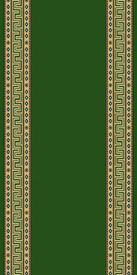 Дорожка ковровая (тканная) Diana 10 Зеленый