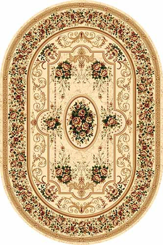 Овальный ковер DA VINCI D084 CREAM Российский ковер DA VINCI фабрики Меринос D084 CREAM Цена указана за 1 квадратный метр
