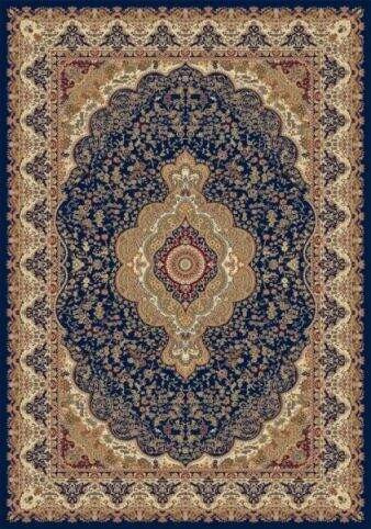 Прямоугольный ковер BUHARA D419 NAVY Российский ковер БУХАРА фабрики Меринос P035 RED Цена указана за 1 квадратный метр