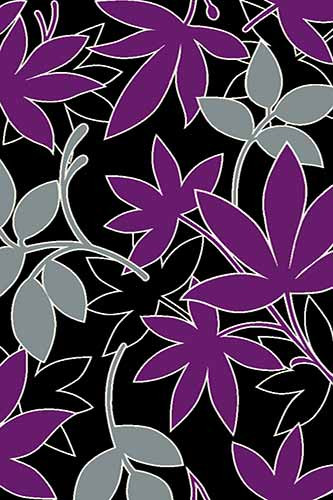 Прямоугольный ковер VISION DELUXE carving V814 BLACK-VIOLET Российский ковер ВИЖН ДЕЛЮКС фабрики Меринос V814 BLACK-VIOLET Цена указана за 1 квадратный метр