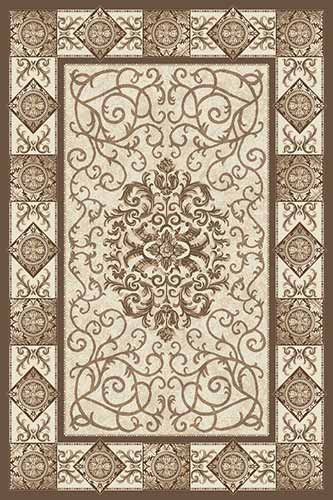 Прямоугольный ковер VALENCIA DELUXE D316 CREAM-BROWN Российский ковер ВАЛЕНСИЯ ДЕЛЮКС фабрики Меринос D316 CREAM-BROWN Цена указана за 1 квадратный метр