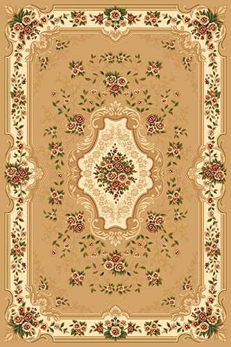 Прямоугольный ковер VALENCIA DELUXE D317 BEIGE Российский ковер ВАЛЕНСИЯ ДЕЛЮКС фабрики Меринос D317 BEIGE Цена указана за 1 квадратный метр