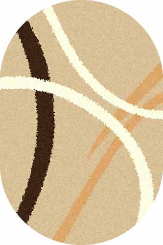 Овальный ковер SHAGGY ULTRA S606 BEIGE Российский ковер ШАГГИ УЛЬТРА фабрики Меринос S606 BEIGE Цена указана за 1 квадратный метр