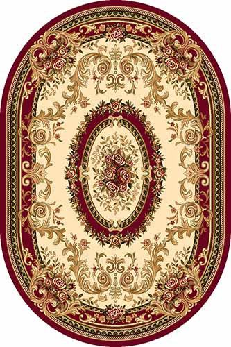 Овальный ковер DA VINCI W450 CREAM Российский ковер DA VINCI фабрики Меринос W450 CREAM Цена указана за 1 квадратный метр