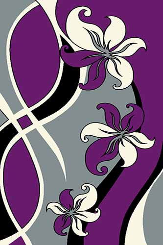 Прямоугольный ковер VISION DELUXE carving V816 GRAY-VIOLET Российский ковер ВИЖН ДЕЛЮКС фабрики Меринос V816 GRAY-VIOLET Цена указана за 1 квадратный метр