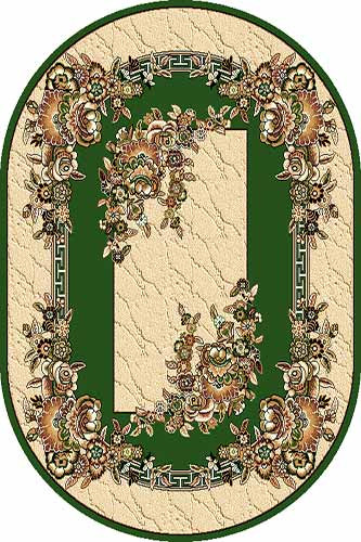 Овальный ковер LAGUNA ROZA GREEN Российский ковер ЛАГУНА фабрики Меринос ROZA GREEN Цена указана за 1 квадратный метр