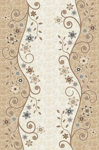 Прямоугольный ковер VALENCIA DELUXE D323 CREAM-BROWN Российский ковер ВАЛЕНСИЯ ДЕЛЮКС фабрики Меринос D323 CREAM-BROWN Цена указана за 1 квадратный метр