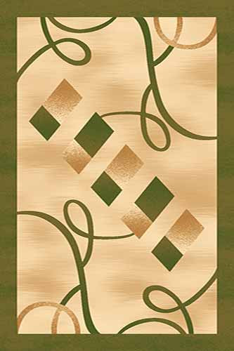 Прямоугольный ковер KAMEA carving D054 GREEN Российский ковер Камея Карвинг фабрики Меринос D054 GREEN Цена указана за 1 квадратный метр
