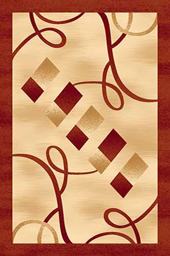 Прямоугольный ковер KAMEA carving D054 RED Российский ковер Камея Карвинг фабрики Меринос D054 RED Цена указана за 1 квадратный метр