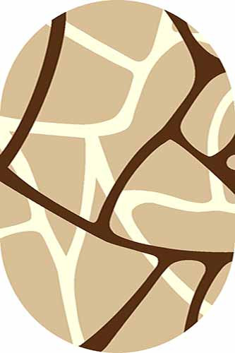 Овальный ковер SUNRISE V808 BEIGE Российский ковер САНРАЙЗ фабрики Меринос V808 BEIGE Цена указана за 1 квадратный метр